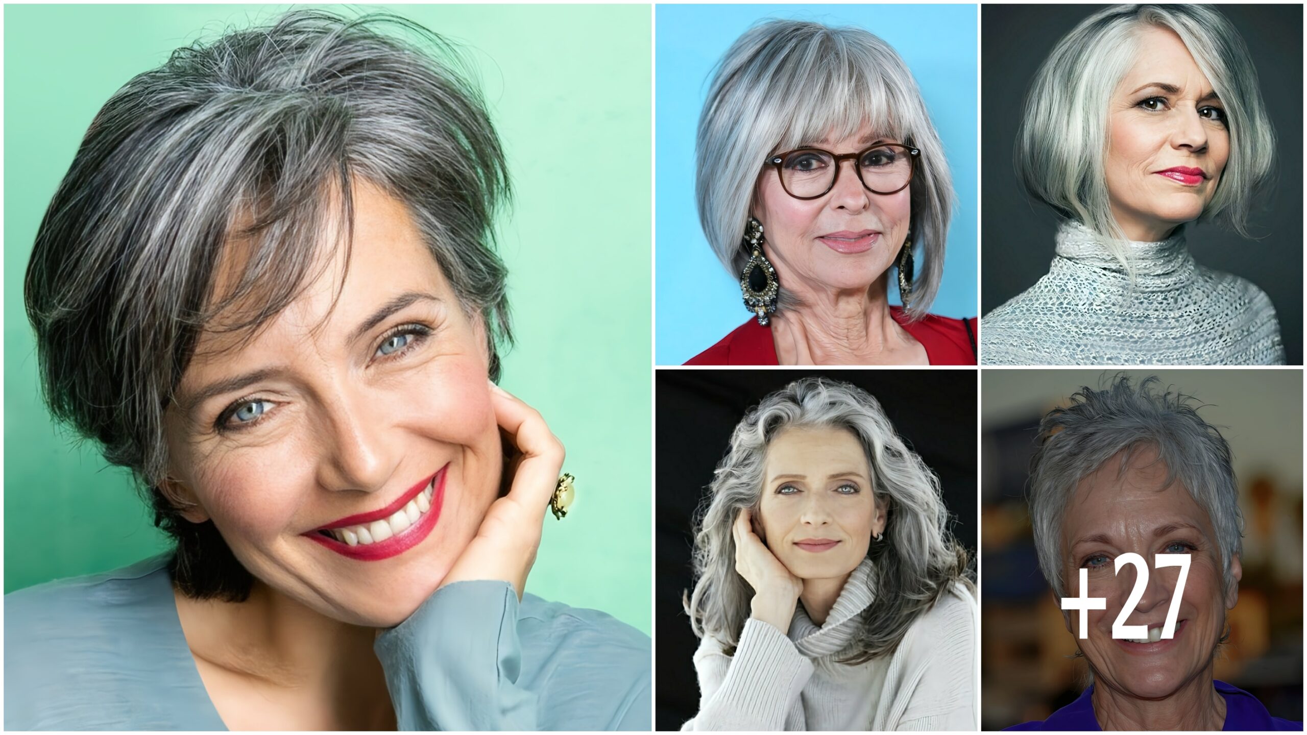 +30 Gorgeous Hairstyles For Embracing Gray Hair In Older Women